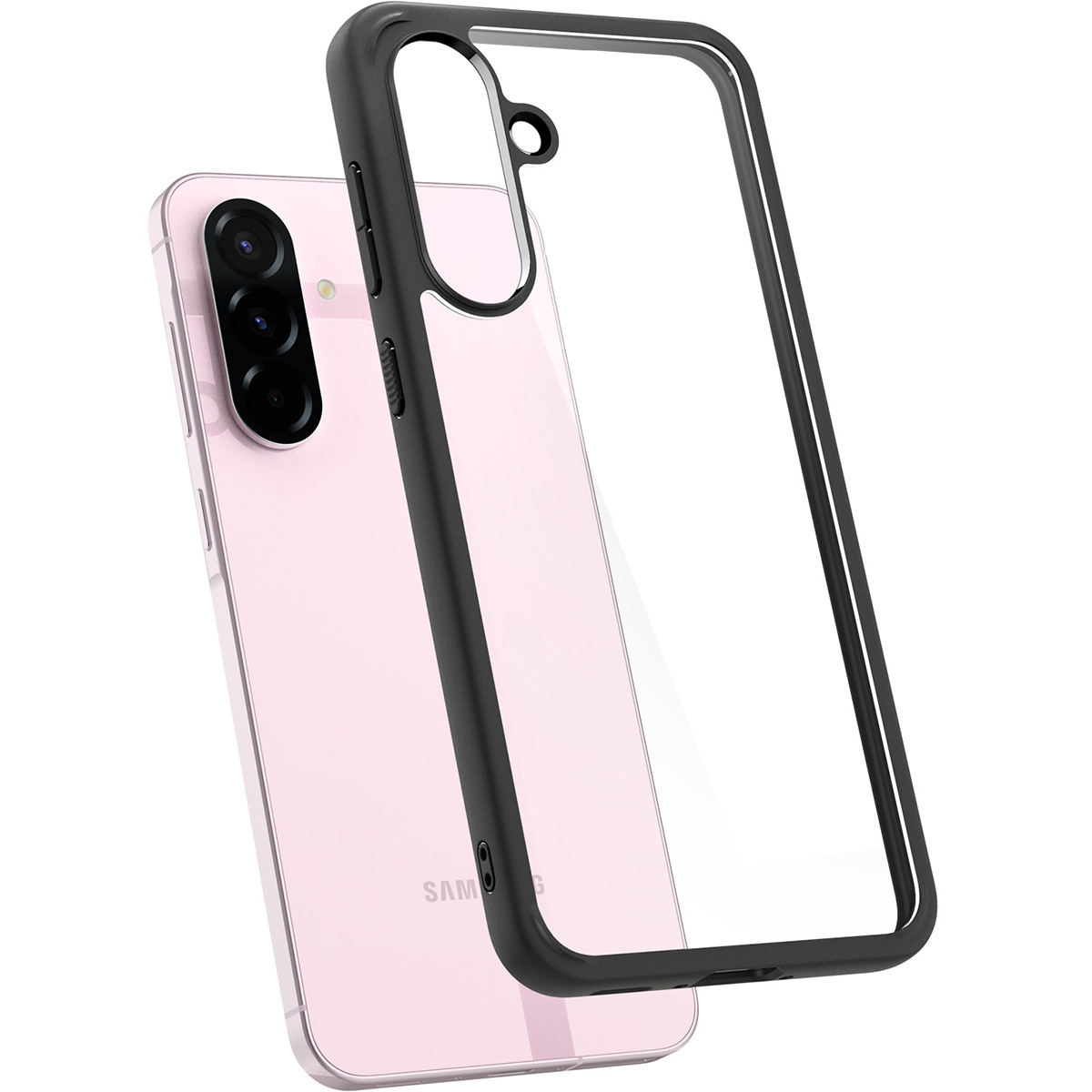 Etui Spigen Ultra Hybrid do Samsung Galaxy A56 5G, przezroczysto-czarne